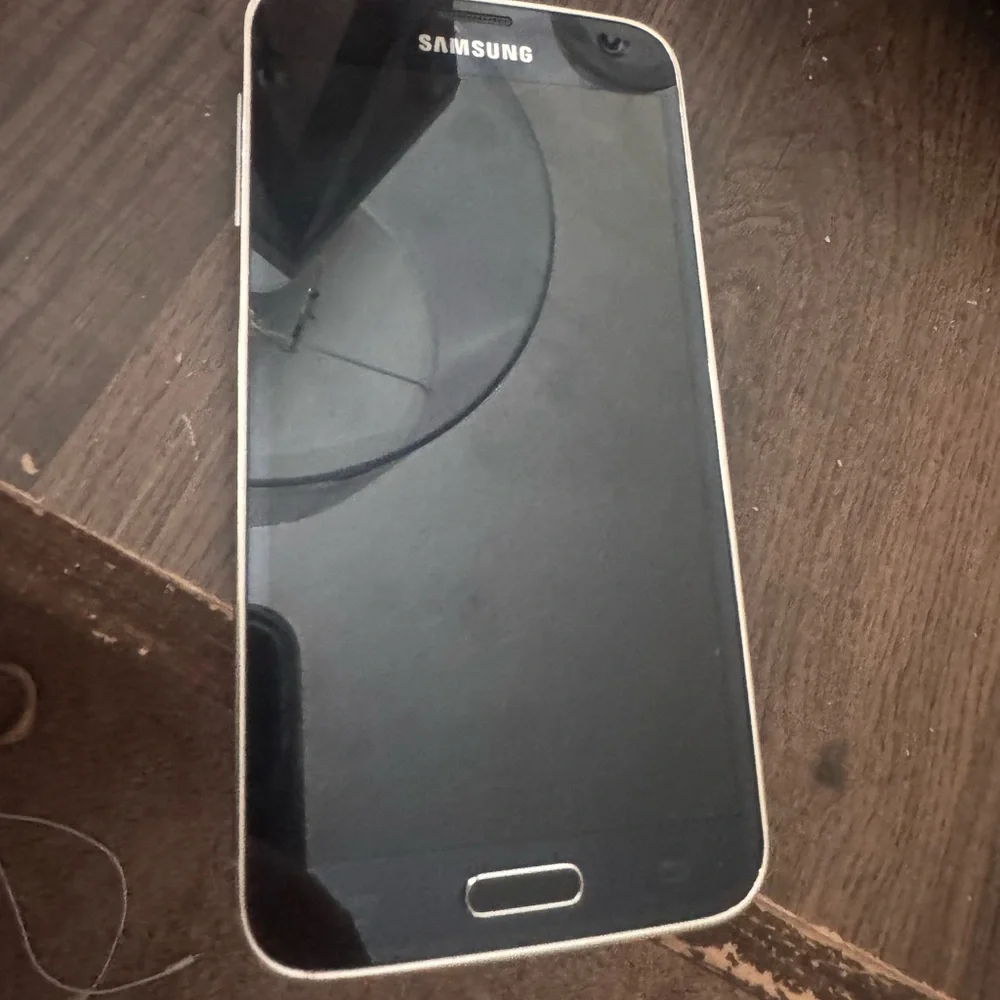 Samsung Smartphone with Black Display